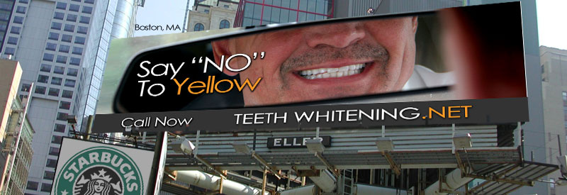Say No To Yellow - Teeth Whitening Billboard